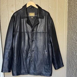 Boston Harbour vintage Leather Jacket size XL